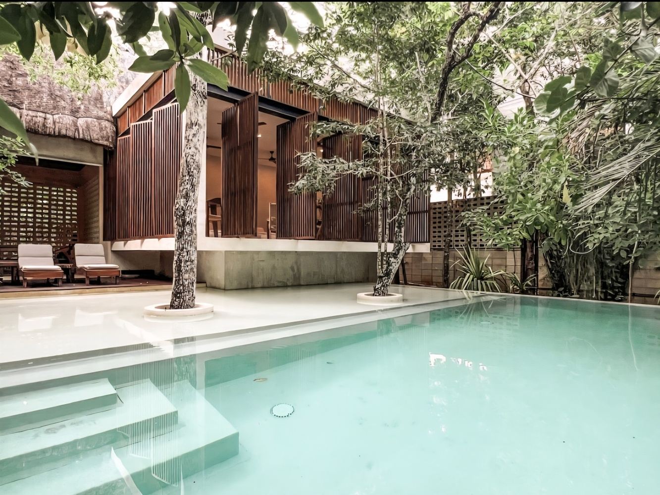 Tulum jungle villa and pool